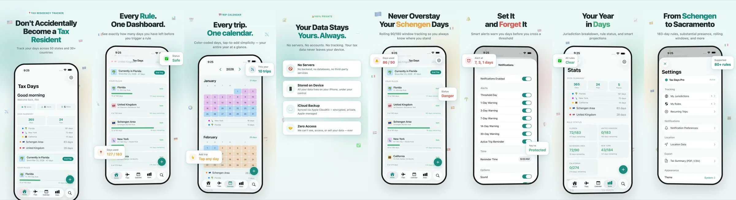 Tax Days App Store screenshots generated with Open Assets